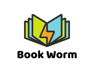 Book - Power Book Pages logo design