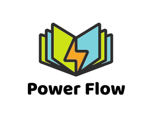 Power Book Pages logo design