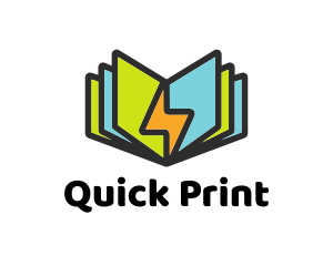 Power Book Pages logo design