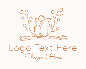 Handmade - Tulip Embroidery Floss logo design