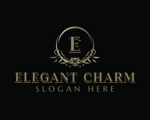 Elegant Floral Boutique logo design