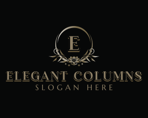 Elegant Floral Boutique logo design