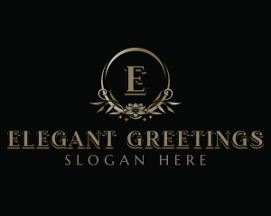 Elegant Floral Boutique logo design