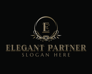 Elegant Floral Boutique logo design