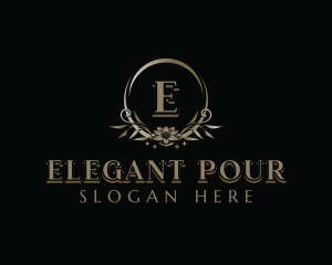 Elegant Floral Boutique logo design