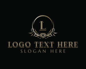 Luxurious - Elegant Floral Boutique logo design