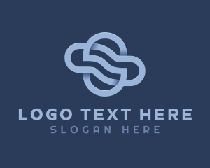 Letter S - Modern Wave Consulting logo design