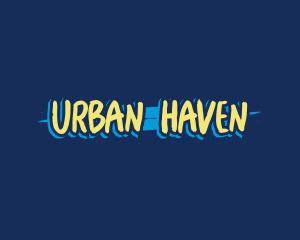 Urban Graffiti Brush logo design