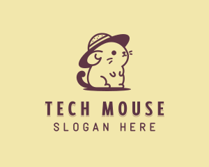 Hamster Hat logo design