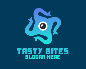 Eye Creature Tentacles Logo