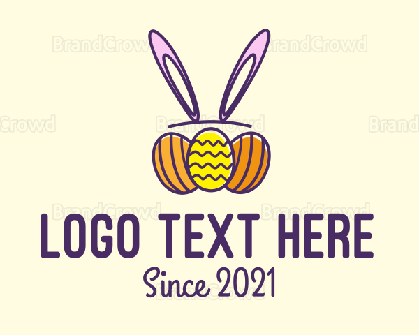 Easter Egg Holiday Logo