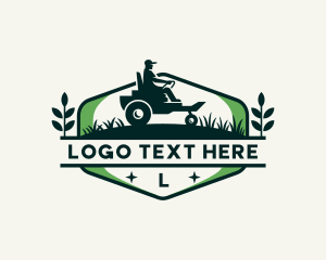 Farming Tractor Harvest Field Logo