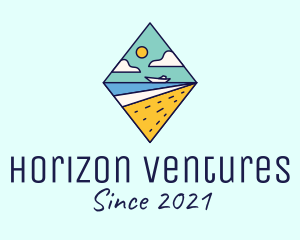 Horizon - Tropical Beach Beach Resort logo design