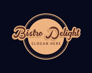 Retro Cursive Diner logo design