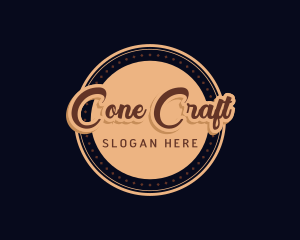 Retro Cursive Diner logo design