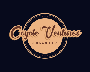 Retro Cursive Diner logo design