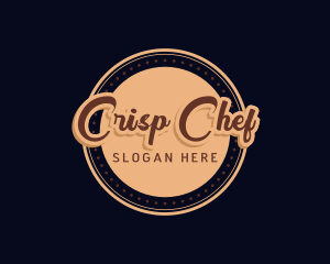 Retro Cursive Diner logo design