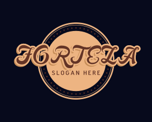 Retro Cursive Diner logo design