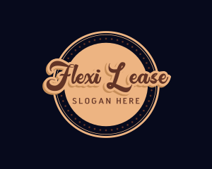 Retro Cursive Diner logo design