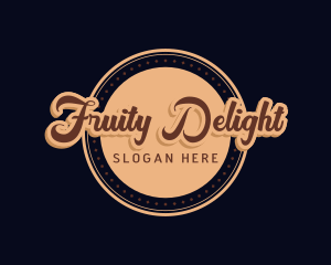 Retro Cursive Diner logo design