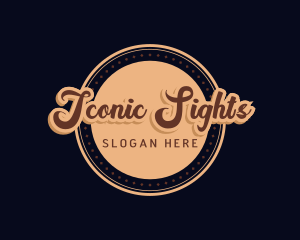 Retro Cursive Diner logo design