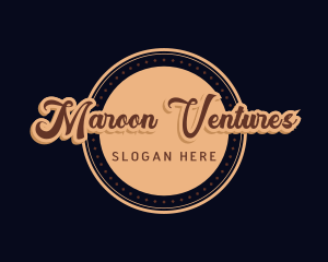 Retro Cursive Diner logo design