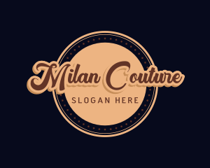 Retro Cursive Diner logo design