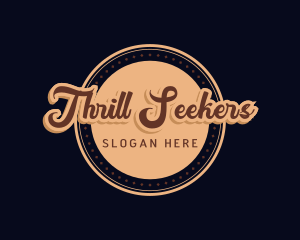 Retro Cursive Diner logo design