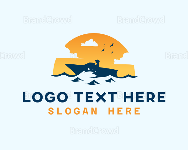 Ocean Boat Yacht Logo