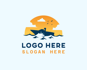 Ocean Boat Yacht Logo