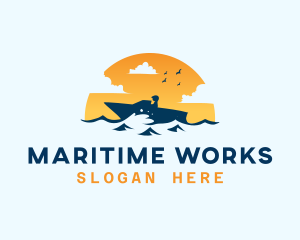 Ocean Boat Yacht logo design