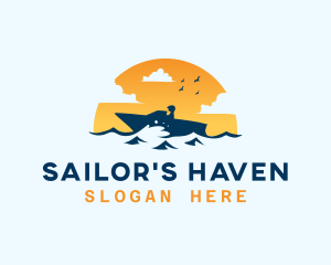 Ocean Boat Yacht logo design