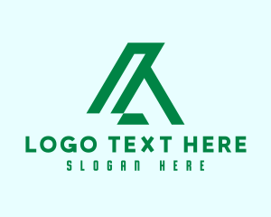 Lettermark A - Modern Simple Company Letter A logo design