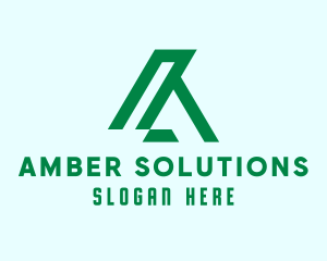 Modern Simple Company Letter A  logo design