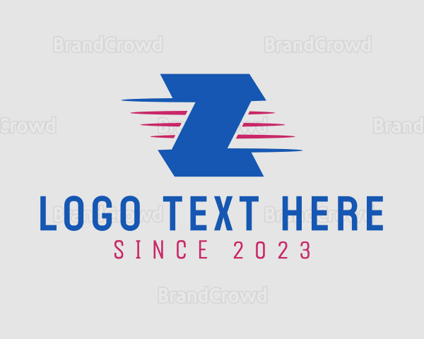 Delivery Service Letter Z Logo