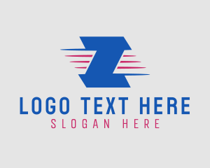 Delivery Service Letter Z Logo