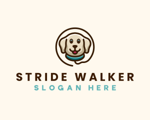 Dog Walker Leash logo design