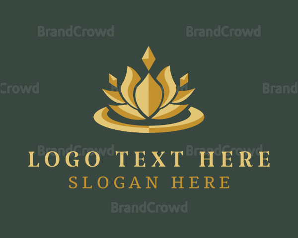 Gold Lotus Yoga Studio Logo