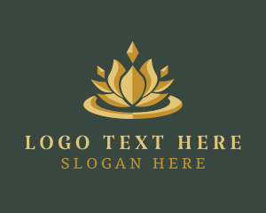 Gold Lotus Yoga Studio  Logo