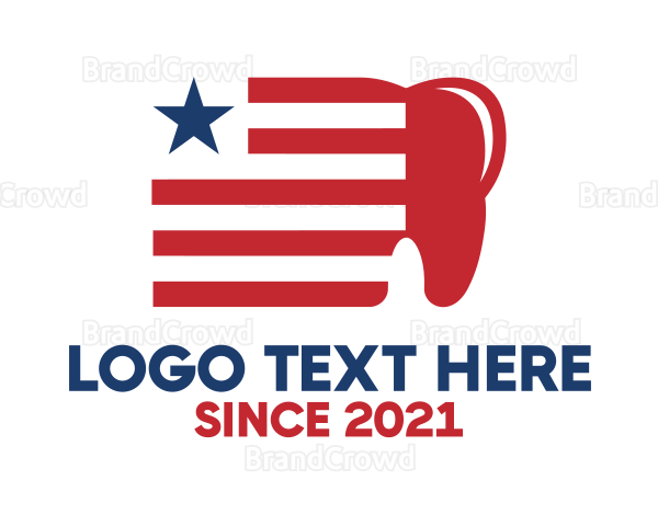 Patriotic USA Dental Logo