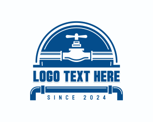 Maintenance - Pipe Valve Plumbing logo design