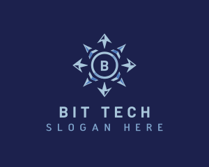 Arrow Tech Startup logo design