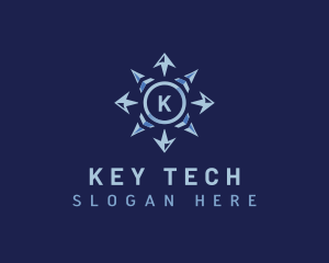 Arrow Tech Startup logo design