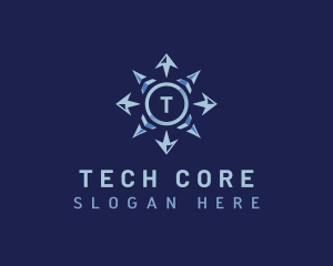 Arrow Tech Startup logo design