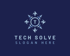 Arrow Tech Startup logo design