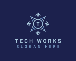 Arrow Tech Startup logo design