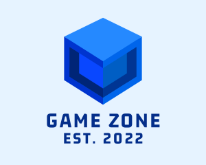 Gaming Esports Cube logo design