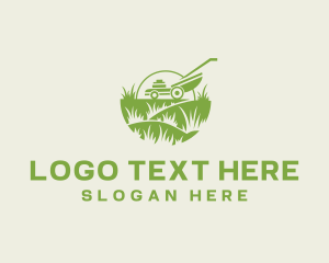 Maintenance - Lawn Mower Yard Maintenance logo design