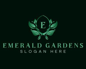 Natural Organic Leaf  logo design