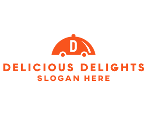 Food Catering Delivery Cloche logo design